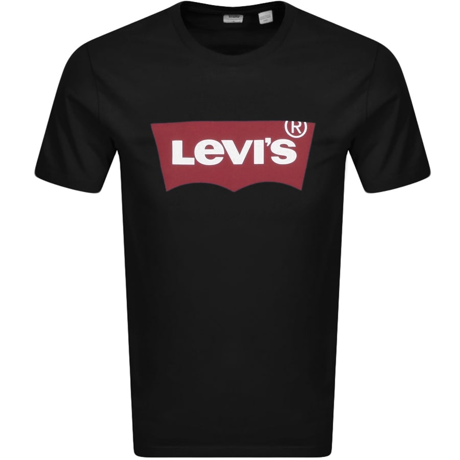 Alternative Image for ProductLevis Logo Crew Neck T Shirt Black1